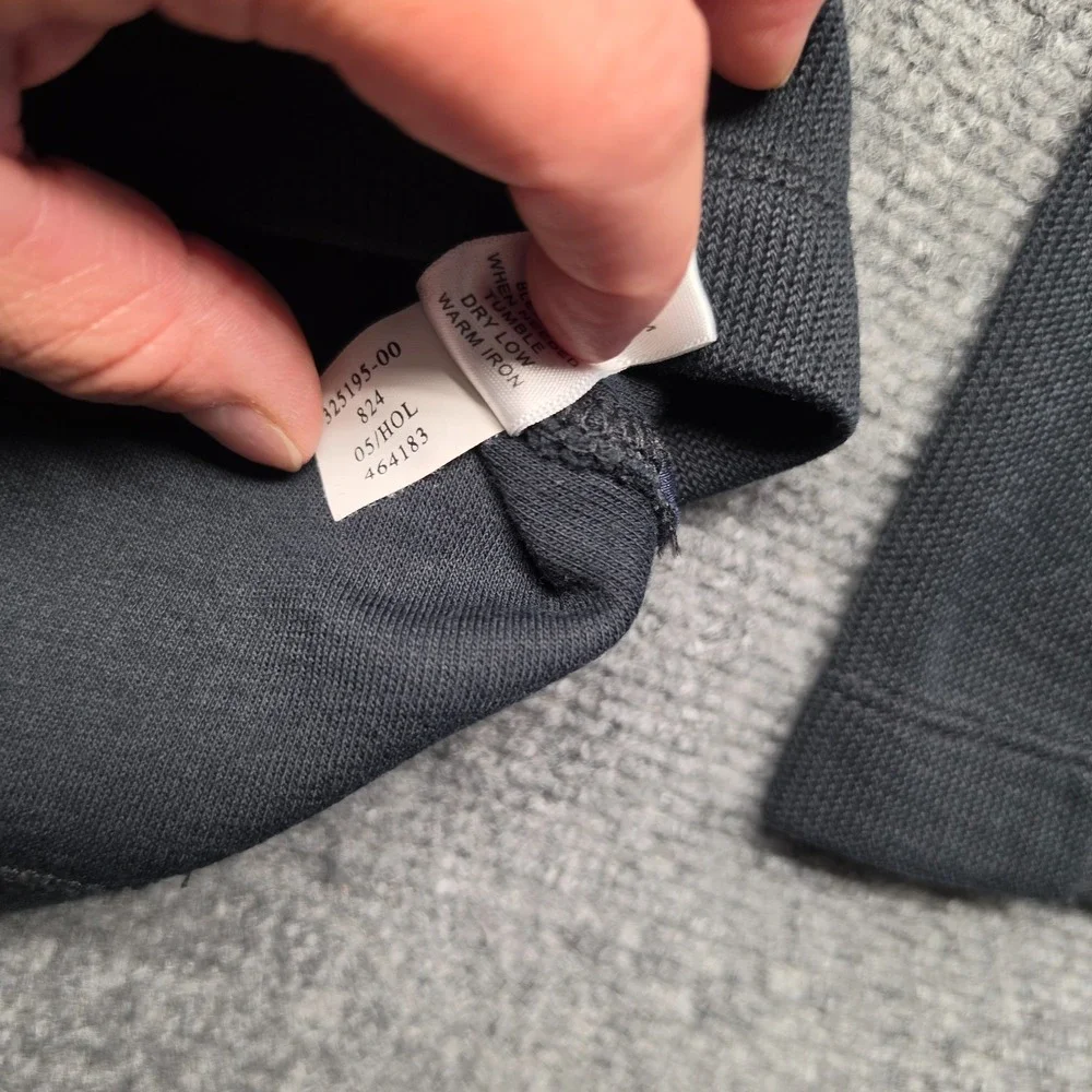 Banana Republic Mens Large Heavyweight Waffle Knit Thermal Long Sleeve Henley